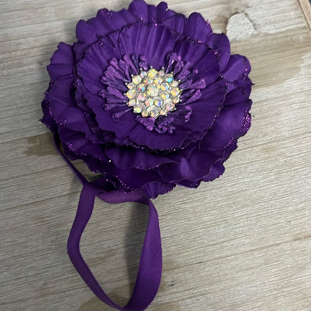 Purple tieks flower no shoes